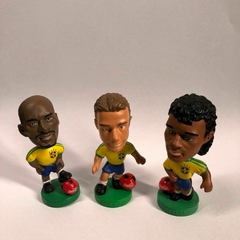 Bonecos Mini Craques Seleção Brasileira 1998 - Coca-Cola