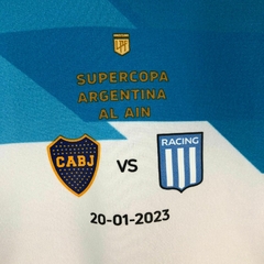 Racing Club Third 2022 - Modelo Jogador - #4 Pillud - Super Copa Argentina - Kappa - originaisdofut