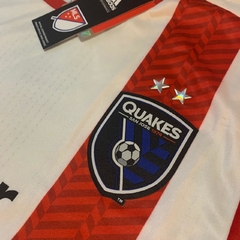 San Jose Earthquakes Away 2017 - Modelo Jogador Adizero - Adidas - comprar online