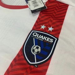 San Jose Earthquakes Away 2017 - Manga Longa - Modelo Jogador Adizero - comprar online