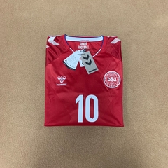 Dinamarca Home 2018/19 Manga Longa - #10 Eriksen - Hummel - originaisdofut