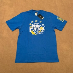 Brasil Camiseta Amor e Futebol Azul Nike