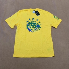 Brasil Camiseta Amor e Futebol Amarela Nike