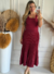 Conjunto Alice Tricot Rayon Saia midi Vermelho na internet