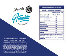 PROMO SNACKS: 3 cajas de Snacks ( 1 de cada sabor) x 180g c/u - Amadda Alimenta