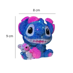 KIT PINTURA DIAMANTE MUÑECO 3D STITCH PELUCHE 9 X 8 CM - comprar online