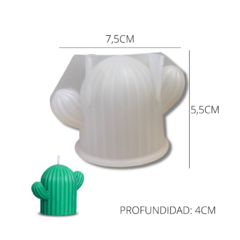 MOLDE SILICONA CACTUS 3D - comprar online