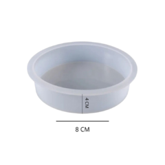 MOLDE SILICONA CIRCULO MINI 8CM - comprar online