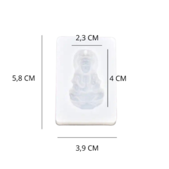 MOLDE SILICONA MINI BUDA GUANYIN - comprar online