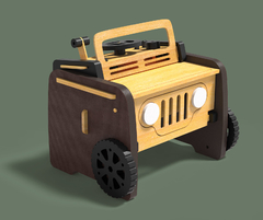 JEEP chocolate · mesa de dibujo + kit jeep