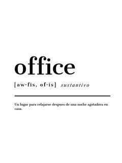Cuadro Office - comprar online