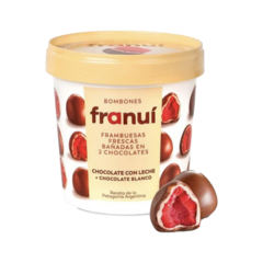 FRANUI FRAMBUESAS BAÑADAS EN CHOCOLATE CON LECHE - comprar online