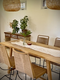 SILLA HIERRO TEJIDA