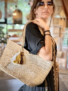 BOLSO YUTE GOLD GRANDE - tienda online