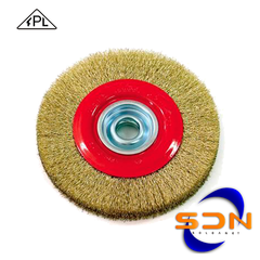 Cepillo FPL Circular Rizado Standard Latonado Diam. 125 Eje 16 (RA15230)