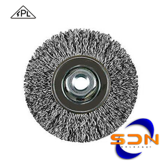 Cepillo FPL Circular Rizado High Speed Inox Diam. 115 M14 (RE14007) - comprar online