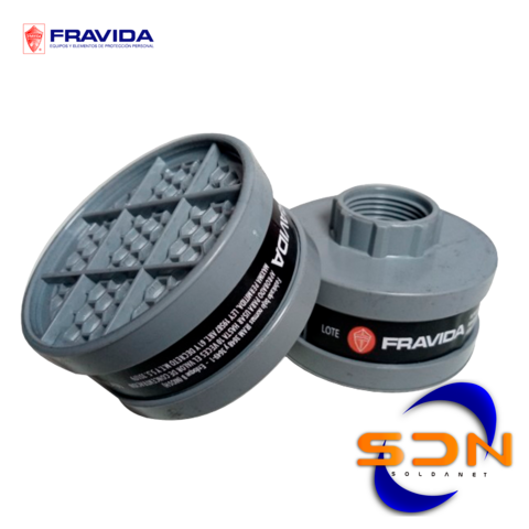 Filtro Semi-Máscara Vapores Orgánicos FRAVIDA 5300/20 (PAR)