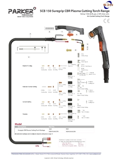 Electrodo Plasma CB150 PARKER - comprar online