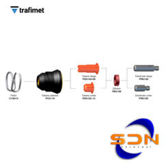 Cubierta Exterior plasma TRAFIMET S45/S54 PC0116 - comprar online