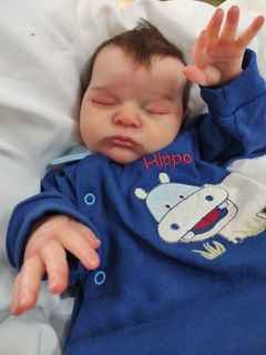 Bebê Reborn Menino Laura Baby - Dino Adam Corpo 100% Vinil - TRENDS  Brinquedos