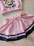 Conjunto infantil colegge rosa ursinho Gabriela Aquarela 232069 - comprar online