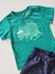 Conjunto infantil dino verde Alphabeto 59255 - comprar online