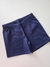 Short curto infantil azul marinho Kyly 107623