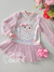 Vestido infantil Cute Rabbit rosa Petit Cherie 224