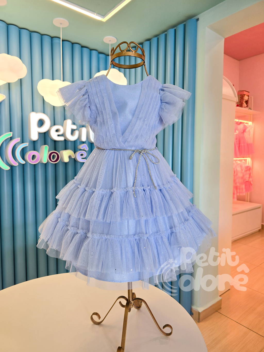 Vestido infantil romantic Petit Cherie 144