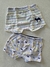 Kit cueca boxer infantil branca Charpey 26567