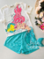 Conjunto infantil Ariel Disney Animê 4420