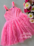 Vestido infantil festa rosa neon Petit Cherie 176 560