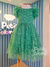 Vestido infantil festa celebration verde Petit Cherie 288