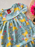 Vestido infantil girafa verde Kyly 504 - comprar online