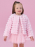 Casaco infantil peles rosa Petit Cherie 012