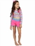 Short infantil Letícia rosa neon Siri Kids 38063 - comprar online