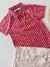 Conjunto infantil vermelho xadrez social Charpey 18154 - comprar online