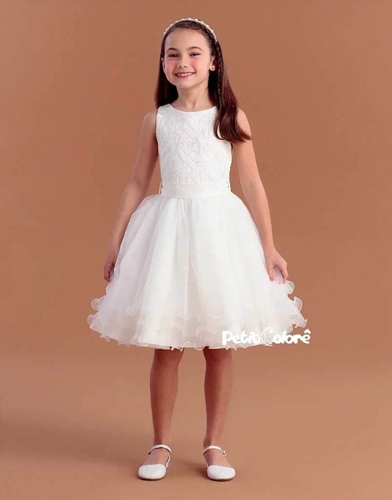 Vestido daminha petit cherie sale