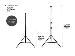 Imagen de TRIPODE EXTENSIBLE 2.1MTS