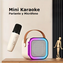 PARLANTE KARAOKE PORTATIL BLUETOOTH K12 1 MICROFONO