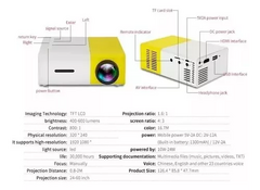 Mini Proyector Led Portatil