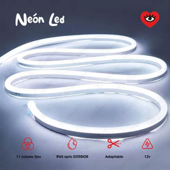 Luz Neon 5 Mts CON Fuente - comprar online