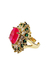 anel com pedra rosa e zirconias nicoleta 