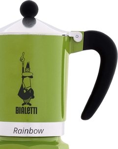Cafetera Bialetti Rainbow verde de 6 tazas