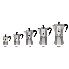 BIALETTI Cafetera Bialetti Moka Express Italiana 3 Tazas (130 ml Capacidad)