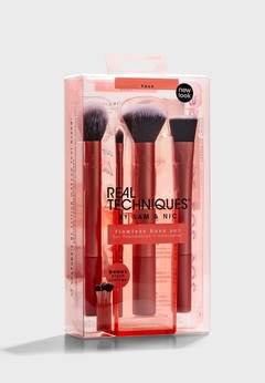 Imagen de Flawless Base Set Brochas Maquillaje 1533 Real Techniques