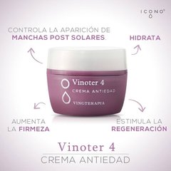 Crema Vinoter 4 Antiage Hidrata Reafirma Regenera Icono 50g - comprar online