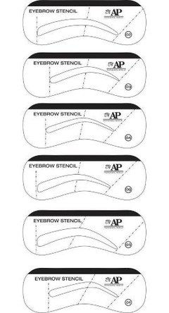 Stencil Para Cejas - Andrea Pellegrino