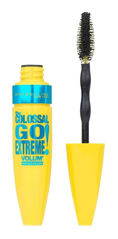 Máscara De Pestañas Waterproof Maybelline The Colossal Go Extreme 9.5ml Color Black - comprar online