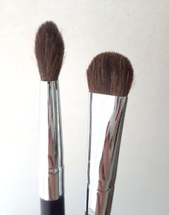 Set De 2 Pinceles Ojos: Aplicador Sombras Y Blender Esfumado